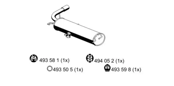 Rear Muffler (688031)