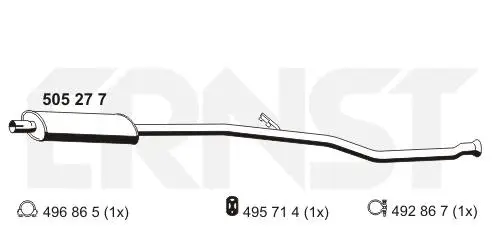 Centre Muffler (505277)