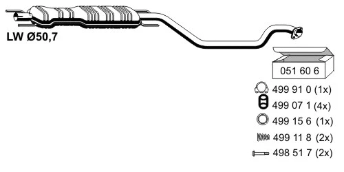 Centre Muffler (042079)