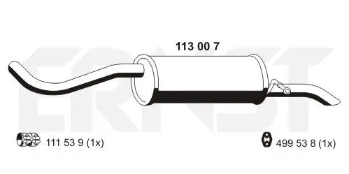 Rear Muffler (113007)