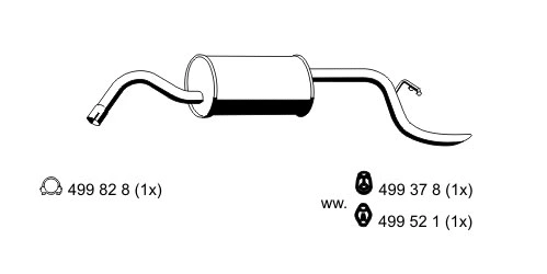 Rear Muffler (332040)