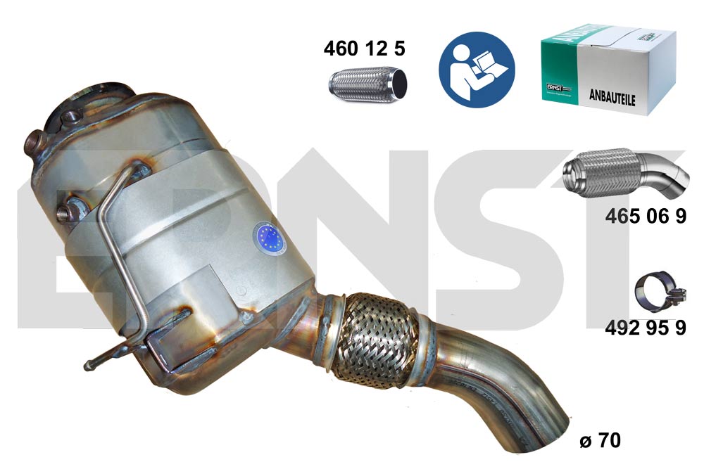 Soot/Particulate Filter, exhaust system (920131)