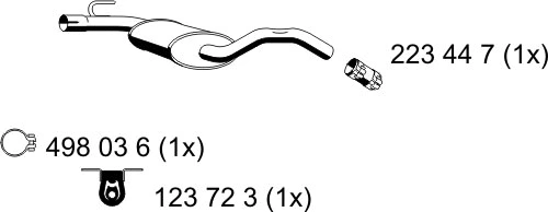 Centre Muffler (142137)