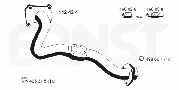 Exhaust Pipe (142434)