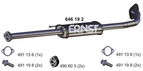 Centre Muffler (646192)