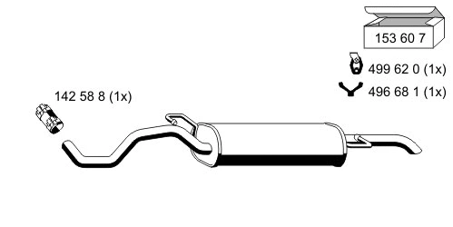 Rear Muffler (133272)
