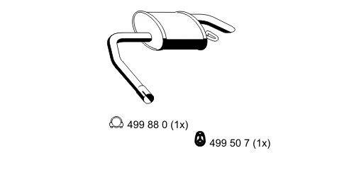 Rear Muffler (343107)