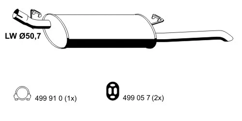 Rear Muffler (033114)