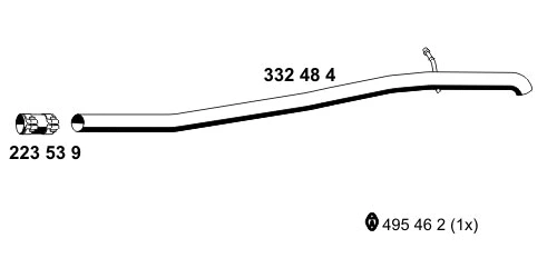 Exhaust Pipe (332484)