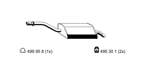 Rear Muffler (352024)