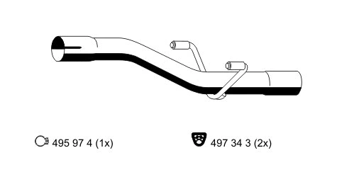 Exhaust Pipe (391474)