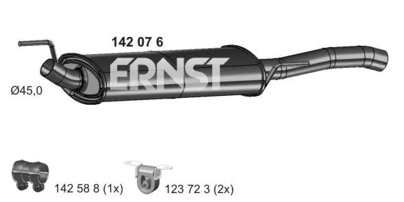 Rear Muffler (142076)