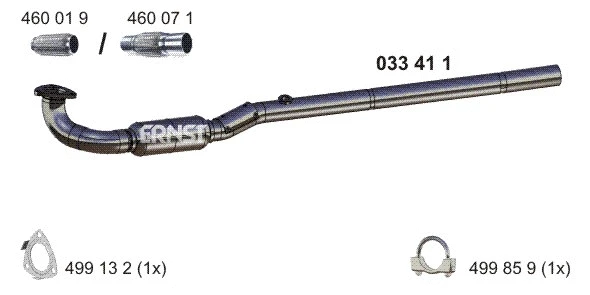 Exhaust Pipe (033411)