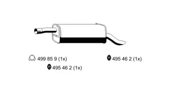Rear Muffler (313261)