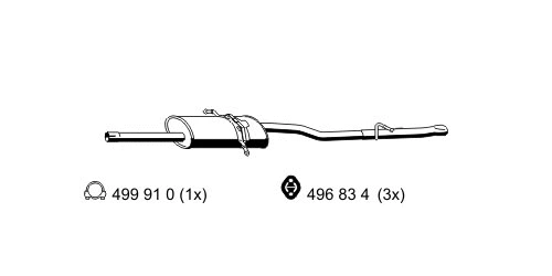 Rear Muffler (351287)