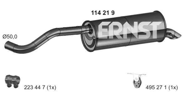 Rear Muffler (114219)