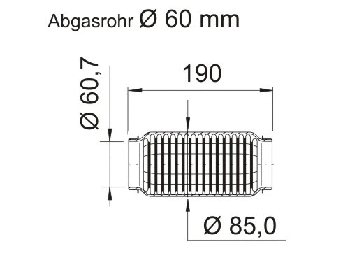 Flexible Pipe, exhaust system