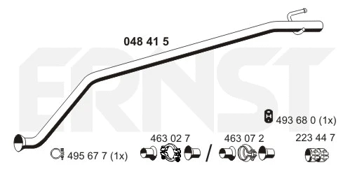 Exhaust Pipe (048415)
