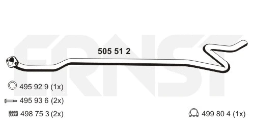 Exhaust Pipe (505512)