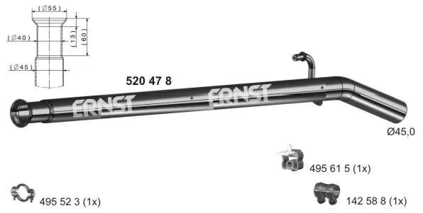 Exhaust Pipe (520478)