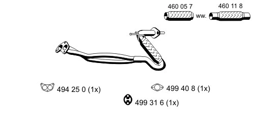 Exhaust Pipe (330466)