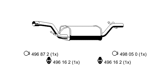 Centre Muffler (313094)