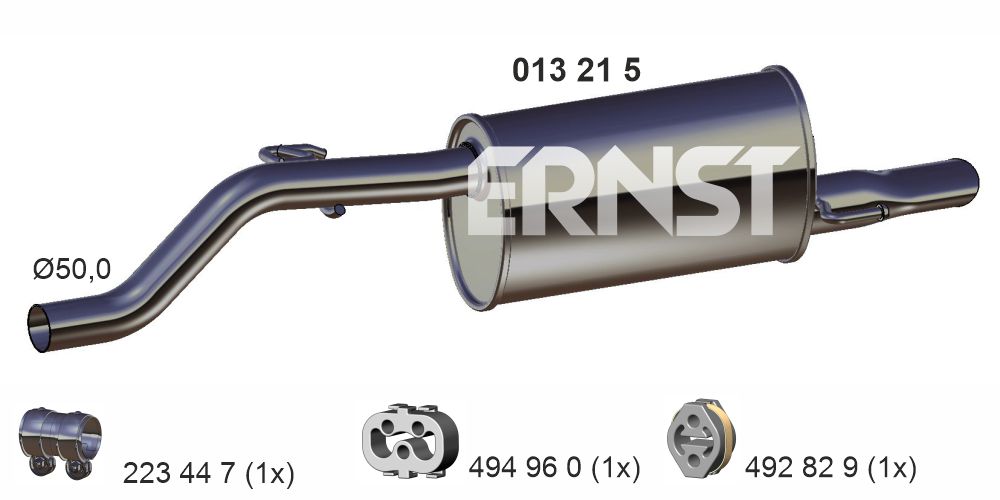 Rear Muffler (013215)