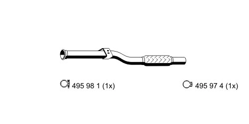Exhaust Pipe (390408)