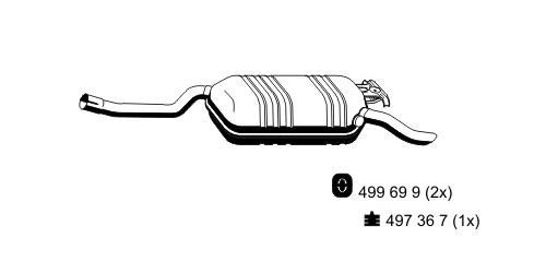 Rear Muffler (374293)