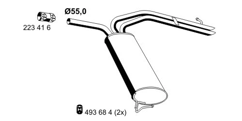 Rear Muffler (048071)
