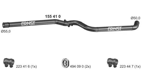 Exhaust Pipe (155410)
