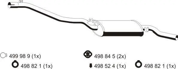 Rear Muffler (122016)