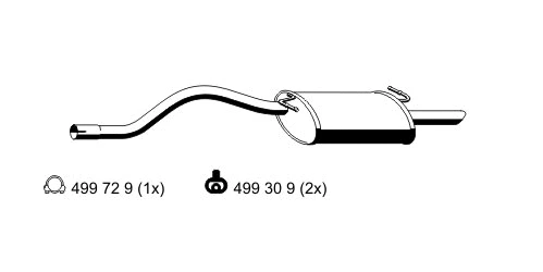 Rear Muffler (313056)