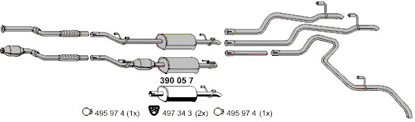 Centre Muffler