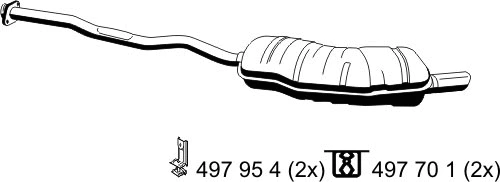 Rear Muffler (283151)