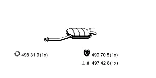 Centre Muffler (353007)