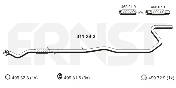 Exhaust Pipe (311243)