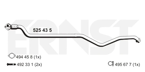 Exhaust Pipe (525435)