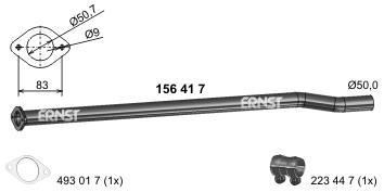 Exhaust Pipe (156417)