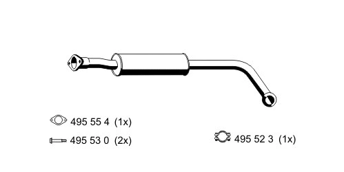 Centre Muffler (522014)