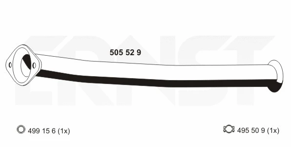 Exhaust Pipe (505529)