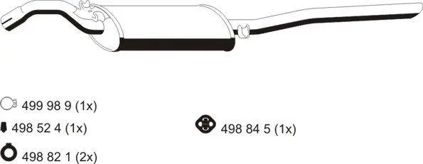 Rear Muffler (132213)