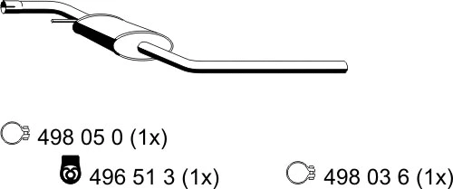 Centre Muffler (177023)