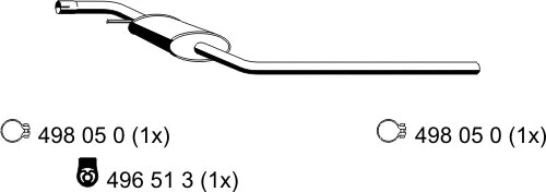 Centre Muffler (176262)