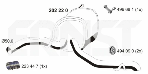 Rear Muffler (202220)