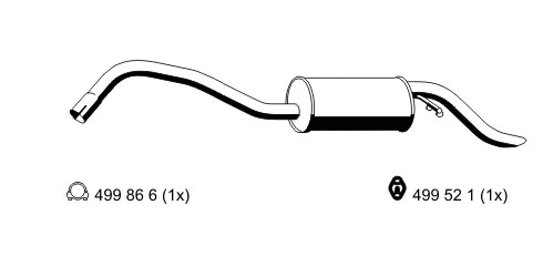 Rear Muffler (312189)