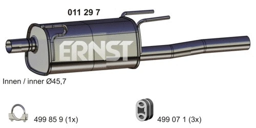 Rear Muffler (011297)