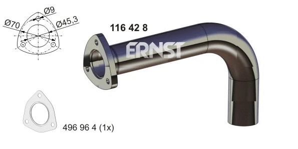 Exhaust Pipe (116428)