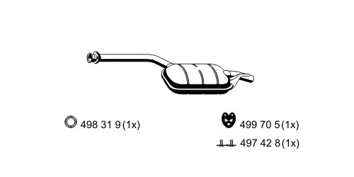 Centre Muffler (353052)