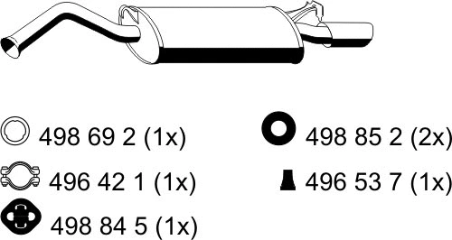 Rear Muffler (204033)